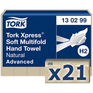 Papierhandtücher Tork Xpress Advanced Soft 130299, H2, 2-lagig