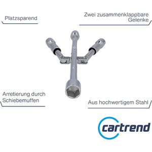 Produktbild für Radkreuz Cartrend 10873, für PKW
