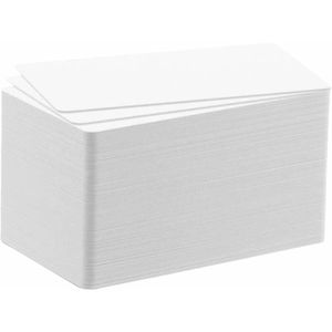 Produktbild für Plastikkarten Durable Duracard Light, blanko, weiß glänzend