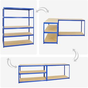 Produktbild für Weitspannregal PROREGAL Giant Elephant, 5 Holzböden