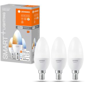 LEDVANCE Smart+ LED, ZigBee Lampe mit E14 Sockel, warmweiß, dimmbar, D