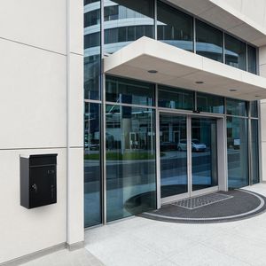 Produktbild für Briefkasten SafePost ScanPro 854 Tiamat, anthrazit, aus Stahl