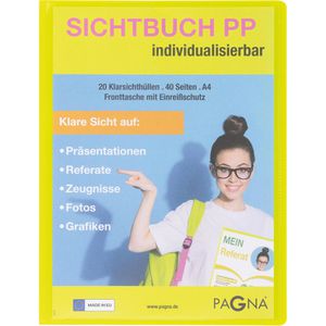 Produktbild für Sichtbuch Pagna 21013-17 School, aus PP, A4
