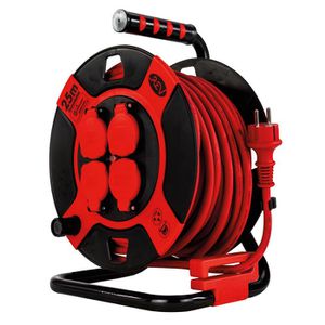 Produktbild für Kabeltrommel REV-Ritter rot, 25m