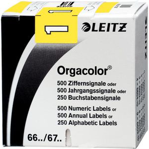 Produktbild für Ziffernsignale Leitz Orgacolor, 6601-00-00, Nummer 1