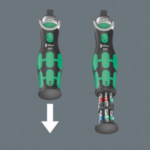 Produktbild für Umschaltknarre Wera 8009 Zyklop Pocket Set 1