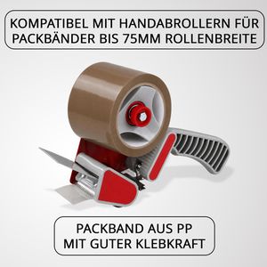 Produktbild für Packband Böttcher-AG Premium PP, braun