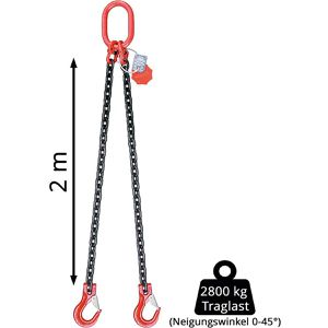 Produktbild für Kettengehänge Dolezych Traglast 2,8 t, 2-Strang