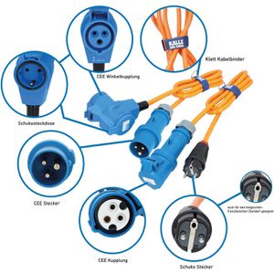 Produktbild für Kabeltrommel Kalle-das-Kabel Camping, für außen IP44