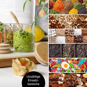 Produktbild für Vorratsglas Moritz&amp;Moritz 2467, mit Bambusdeckel