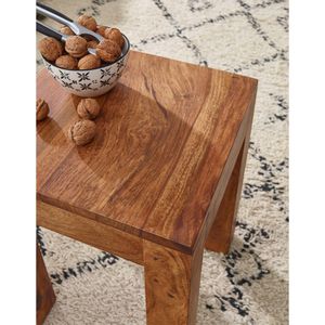 Produktbild für Couchtisch Wohnling Mumbai, WL1.588, aus Massivholz, sheesham