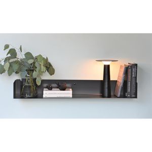 Produktbild für Wandregal jankurtz LYRA, 491816, schwarz