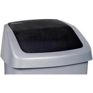Produktbild für Mülleimer Curver Swing-Top 25 L, silber