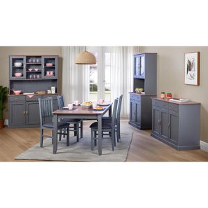 Produktbild für Küchenschrank Inter-Link Luzerna 5.1, grau, (BxH) 131 x 190 cm