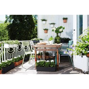 Produktbild für Blumenkasten elho Green Basics 50, schwarz