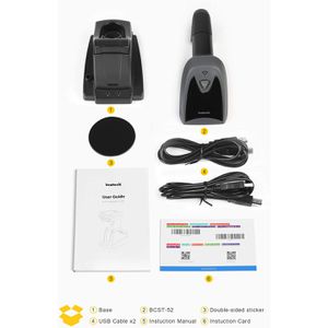 Produktbild für Barcode-Scanner Inateck BCST-52, kabellos
