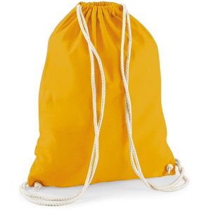 Turnbeutel Westford-Mill W110 Cotton Gymsac, mustard