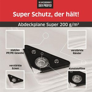 Produktbild für Abdeckplane NOOR Super, weiß