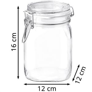 Produktbild für Einmachglas Bormioli-Rocco Fido, mit Bügelverschluss