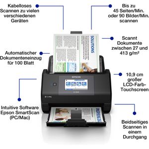 Produktbild für Scanner Epson WorkForce ES-590W, bis A4
