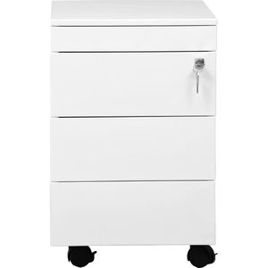 Produktbild für Rollcontainer G-Office MPS Delgo, aus Metall, weiß