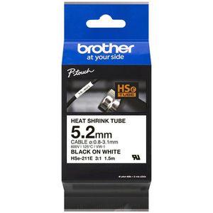 Produktbild für Schriftband Brother HSe-211E, 5,2mm
