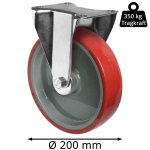 Produktbild für Schwerlastrolle CASCOO Serie N2U6, Bockrolle