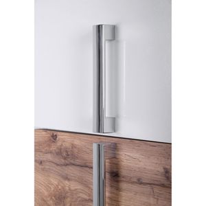 Produktbild für Badschrank Schildmeyer Luca 701153, mit 4 Füßen, weiß / eiche