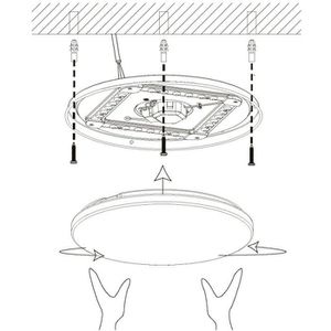 Produktbild für Deckenleuchte Eglo Pogliola-S, weiß, LED
