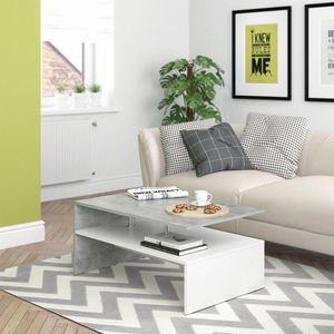 Produktbild für Couchtisch Vicco Amato, aus Holz, beton / weiß