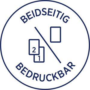 Produktbild für Tischkarten Zweckform C32253-25, weiß, blanko