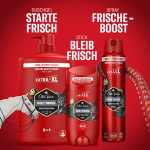 Produktbild für Duschgel Old-Spice Wolfthorn 3in1
