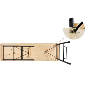 Produktbild für Stehtisch RUKU1952 202436, Fichte / schwarz