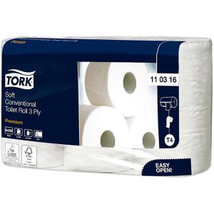 Produktbild für Toilettenpapier Tork Premium, 110316, T4, Palette