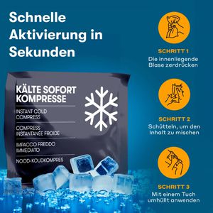 Produktbild für Kühlkompresse PURAHELP Kühlpads, 10 Stück