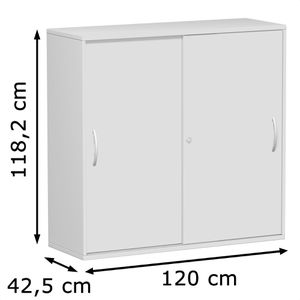 Produktbild für Schiebetürenschrank Geramöbel Flex 312353-LL, abschließbar