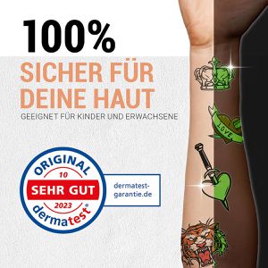 Produktbild für Transferpapier Skullpaper Leuchttattoo Inkjet, A4