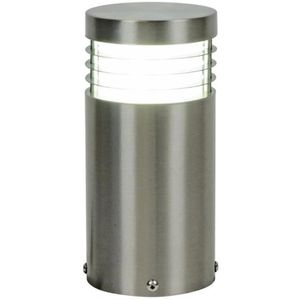 Produktbild für Wegeleuchte Heitronic Aruba, silber, mit 230 V Netzstrom