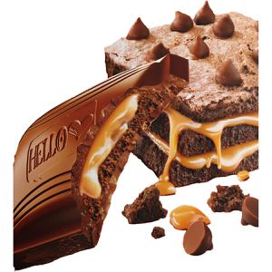Produktbild für Tafelschokolade Lindt HELLO Caramel Brownie