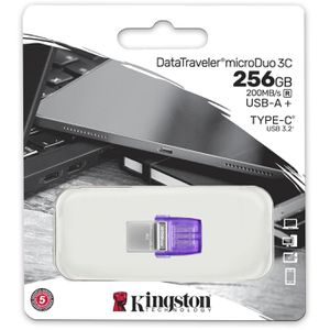 Produktbild für USB-Stick Kingston DataTraveler MicroDuo 3C 256 GB