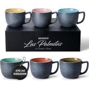 Produktbild für Kaffeebecher Miamio Las Palmitas, 470ml