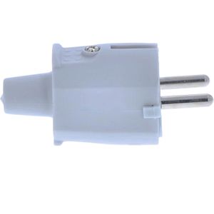 Produktbild für Schutzkontaktstecker as-Schwabe 62220, grau