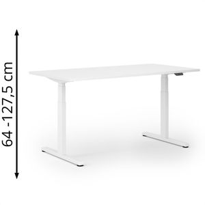 Produktbild für Schreibtisch Actiforce Pro 1050 lite, weiß / weiß