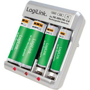 Produktbild für Akku-Ladegerät LogiLink PA0168