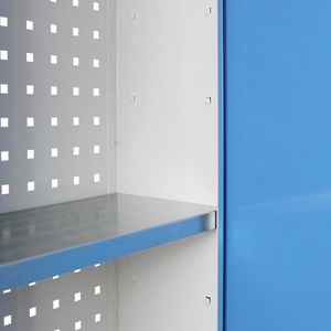Produktbild für Werkzeugschrank ADB 52602, aus Metall, grau / lichtblau