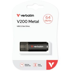 Produktbild für USB-Stick Verbatim V200 Metal, 64 GB