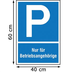Produktbild für Parkplatzschild SafetyMarking aus Aluminium