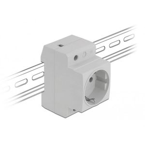Produktbild für Steckdose DeLock 11472, für Hutschiene