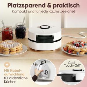 Produktbild für Waffeleisen Clatronic WA3832 Waffelautomat, 1200 Watt