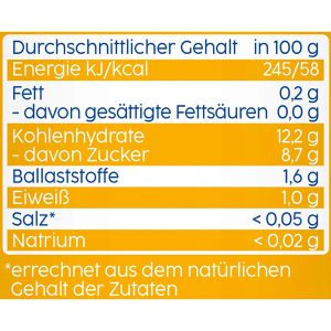 Produktbild für Fruchtpüree Bebivita Vollkorn in Apfel Banane, 71% Frucht